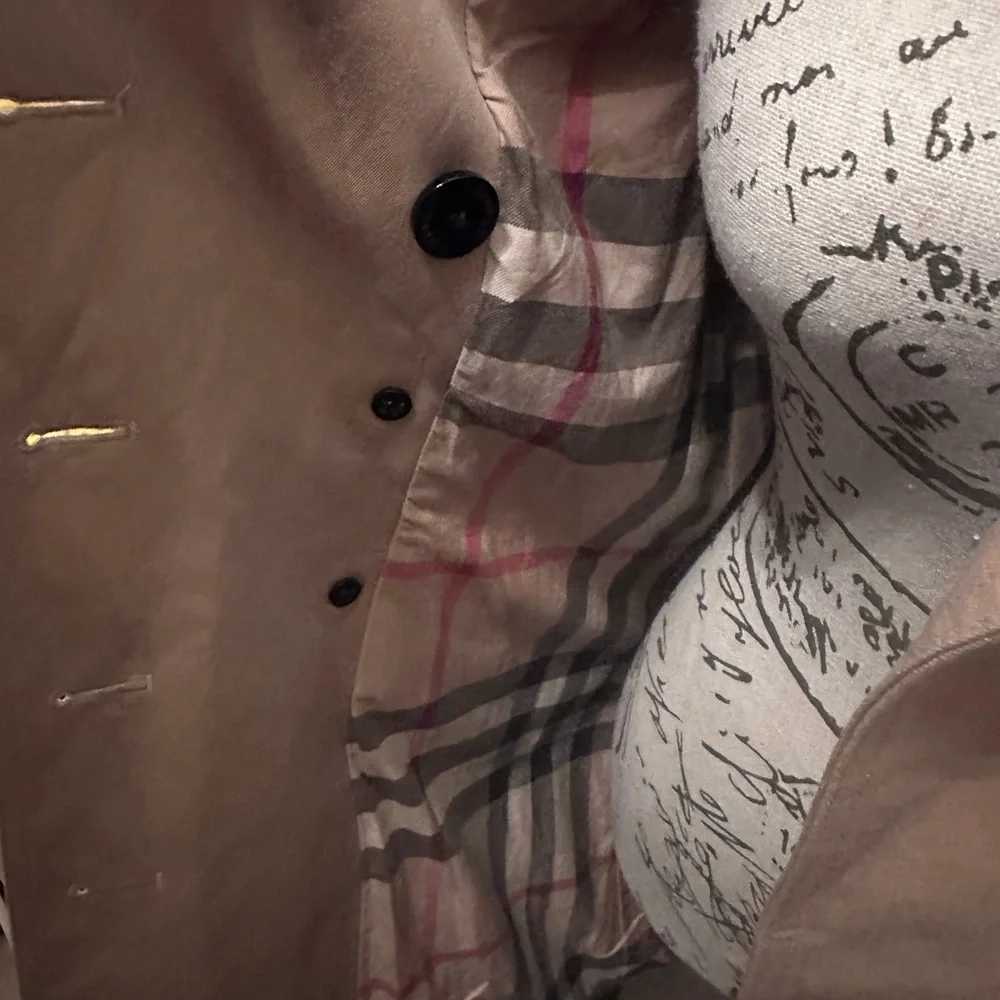 Authentic Burberry Beige Double-Breasted Trench Coat | Size US 0 / EU 2 - Picture 3 of 7